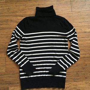 Banana Republic Merino Wool Striped Turtleneck - S